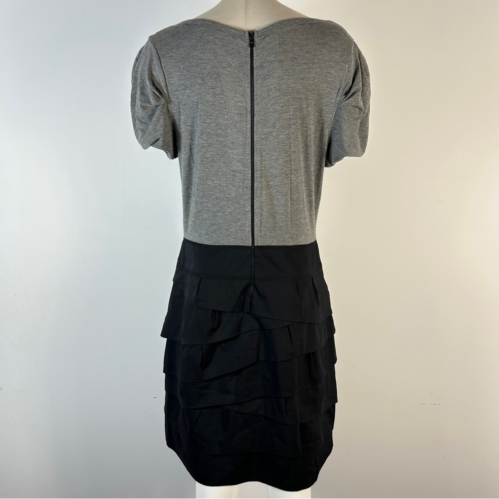 BCBGMaxAzria Gray and Black Skirt Dress 12 - Picture 3 of 10